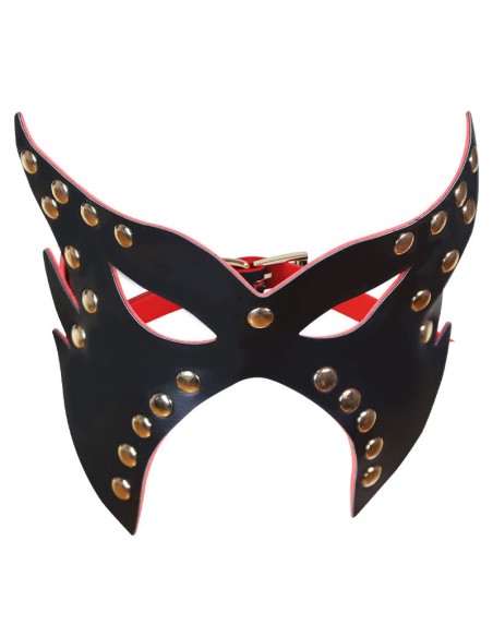 Masque Eagle Owl Noir et Rouge