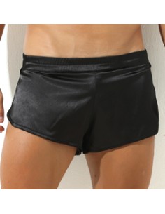 Short avec Jock Slit Noir