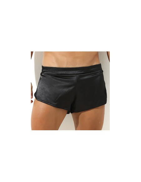 Short avec Jock Slit Noir