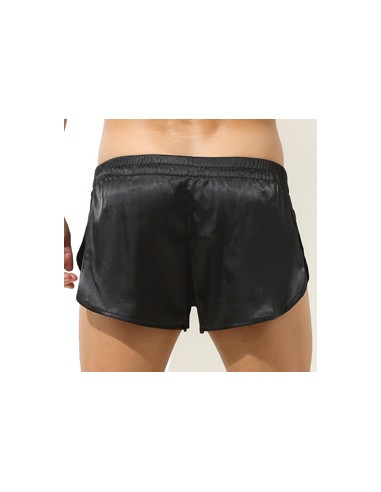 Short avec Jock Slit Noir