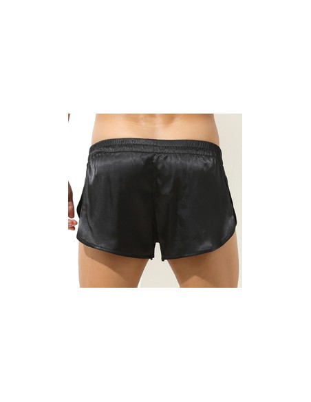 Short avec Jock Slit Noir