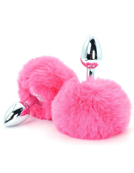 Plug Queue de Lapin Enchanting Bunnytail 5 x 2.8cm Rose Plug Queue de Lapin Enchanting Bunnytail 5 x 2.8cm Rose
