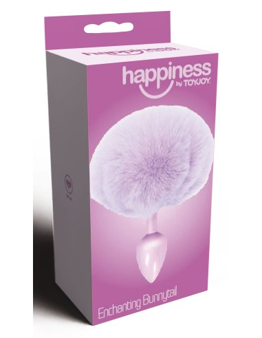 Plug Queue de Lapin Enchanting Bunnytail 5 x 2.8cm Violet - Bijoux Anal - 2
