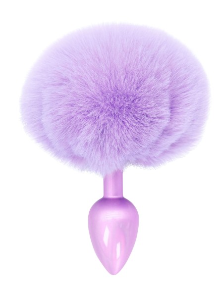 Plug Queue de Lapin Enchanting Bunnytail 5 x 2.8cm Violet - Bijoux Anal - 3