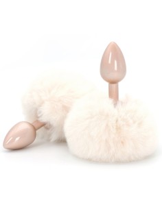 Plug Queue de Lapin Enchanting Bunnytail 5 x 2.8cm Blanc