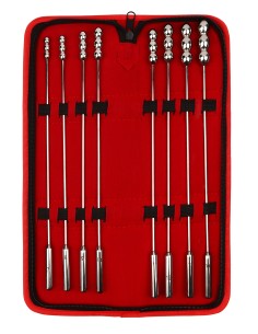 Pack 8 Tiges d'urètre Beadund 23 cm - Diamètre 7 à 14mm