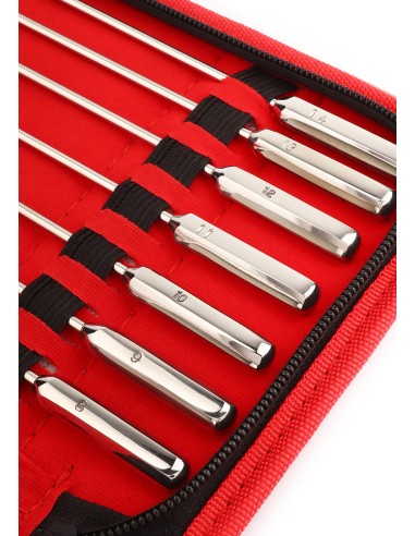 Pack 13 Tiges d'urètre Ovalund Bud 26 cm - Diamètres 2 à 14mm
