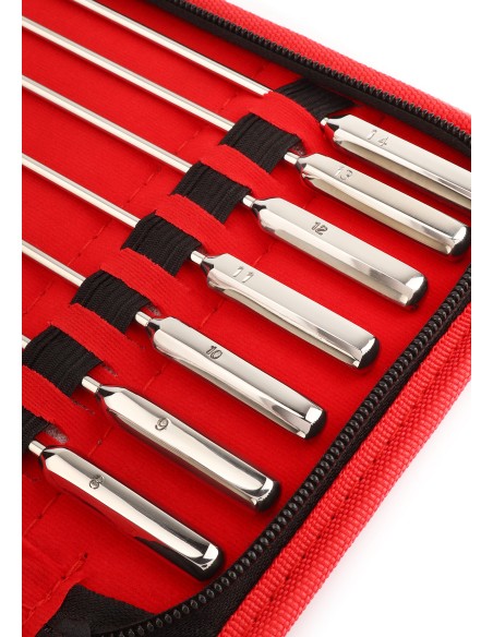 Pack 13 Tiges d'urètre Ovalund Bud 26 cm - Diamètres 2 à 14mm Pack 13 Tiges d'urètre Ovalund Bud 26 cm - Diamètres 2 à 14mm