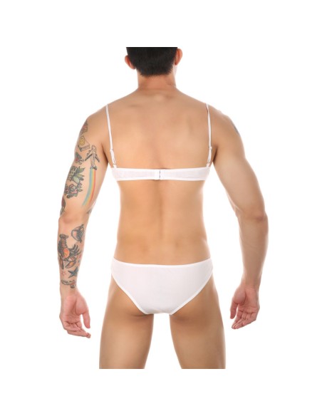 Ensemble Slip et Bra Tarmina Blanc
