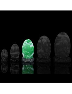 Plug Emerald Egg L 13 x 9cm
