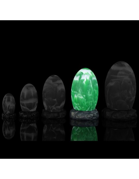 Plug Emerald Egg XL 15 x 10.5cm Plug Emerald Egg XL 15 x 10.5cm