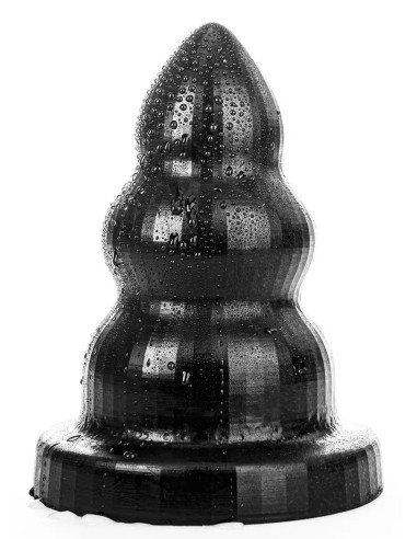 Plug AB95 Triple Pleasure S All Black 17 x 10.5cm