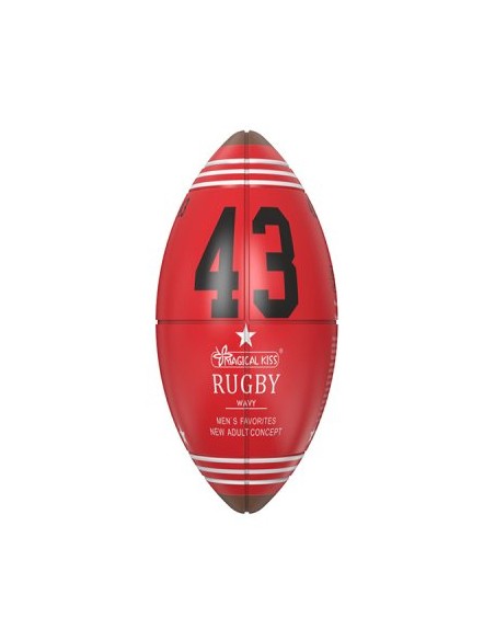 Oeuf de masturbation Rugby Ball Wavy