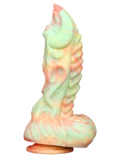 Gode Monster Rutuk 17 x 6 cm Rose-vert