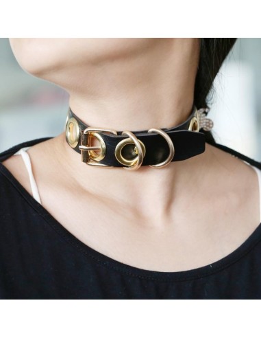 Collier Cirgoth Noir et Doré