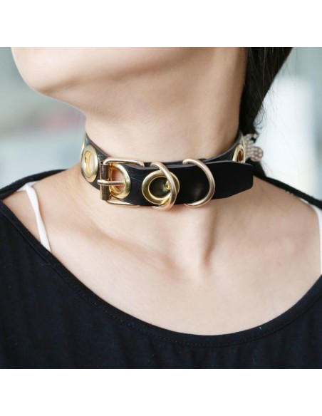 Collier Cirgoth Noir et Doré