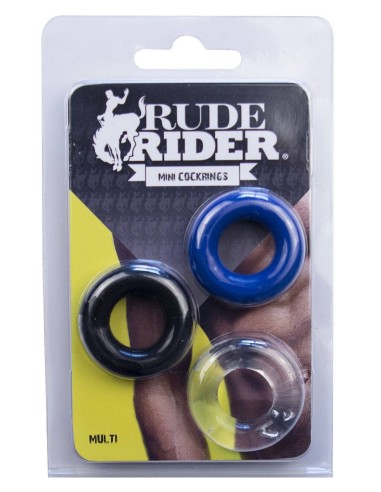 Lot de 3 mini cockrings Donut