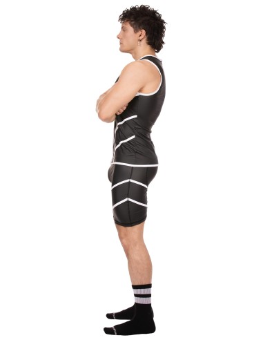 Veste sans manche Robin Noir-Blanc