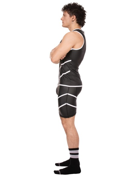 Veste sans manche Robin Noir-Blanc