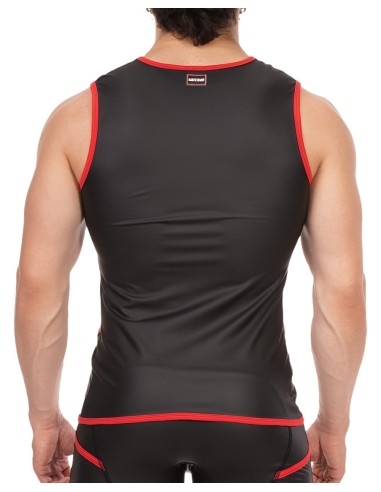 Veste sans manche Robin Noir-Rouge