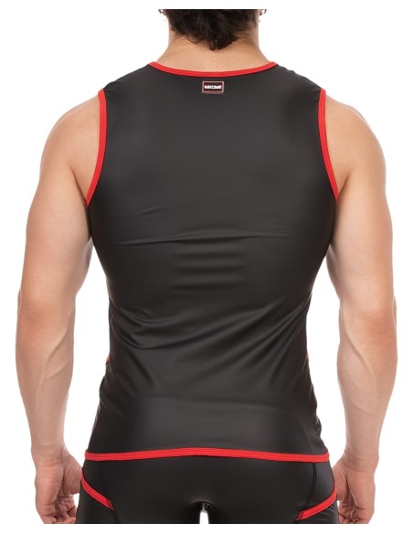 Veste sans manche Robin Noir-Rouge