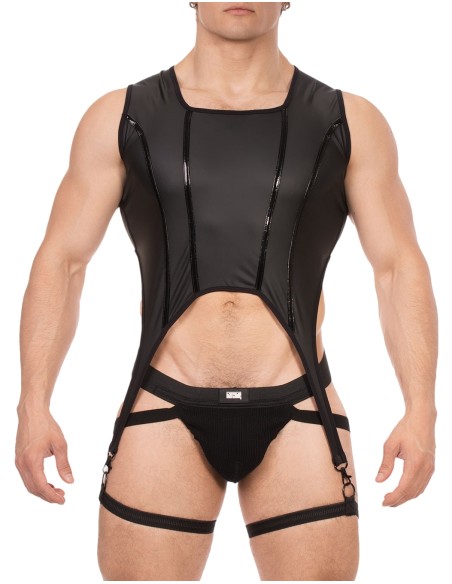 Bustier Porte-Jarretelles Milos Noir Bustier Porte-Jarretelles Milos Noir