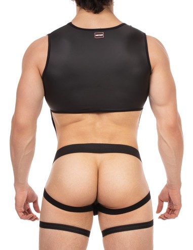 Bustier Porte-Jarretelles Milos Noir
