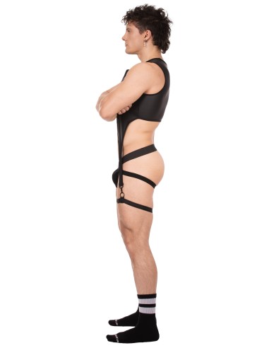 Bustier Porte-Jarretelles Milos Noir