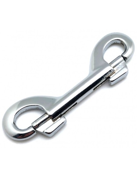 Double Mousqueton métal 9cm Double Mousqueton métal 9cm