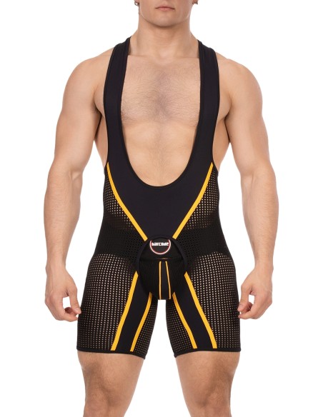 Body Backless Krish Noir-Jaune