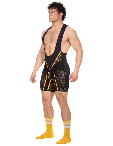 Body Backless Krish Noir-Jaune