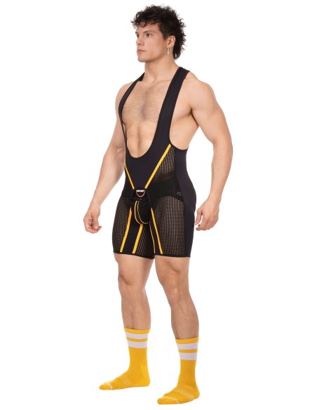 Body Backless Krish Noir-Jaune