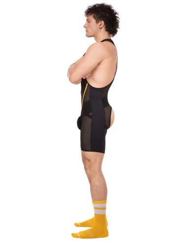 Body Backless Krish Noir-Jaune