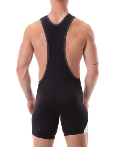 Body Singlet Luckenwalde Anthracite-Noir-Blanc