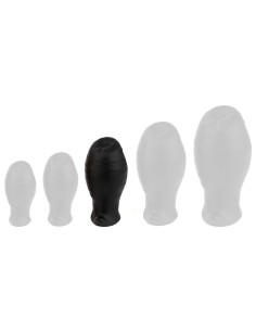 Plug Egg Ass M 9.5 x 5.3cm Noir
