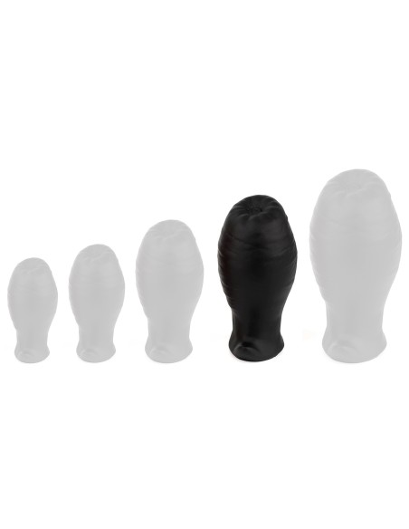 Plug Egg Ass L 10.5 x 6.3cm Noir