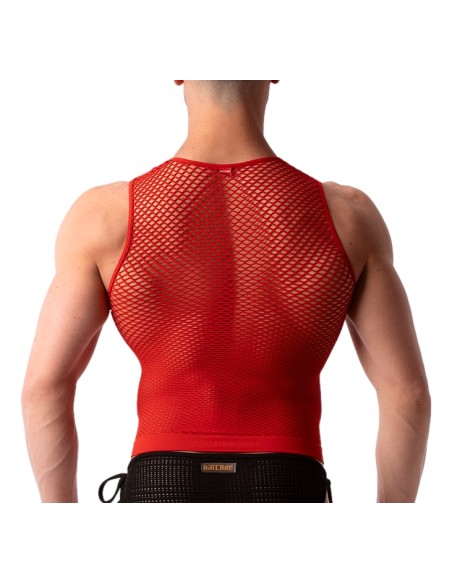 Débardeur Filet Stefano Rouge