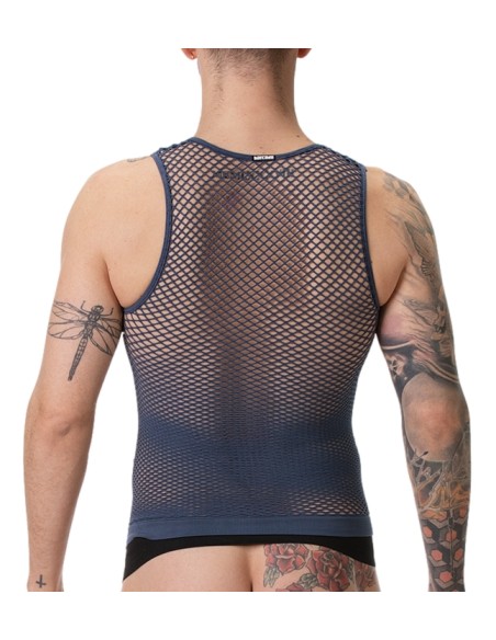 Débardeur Filet Stefano Bleu marine