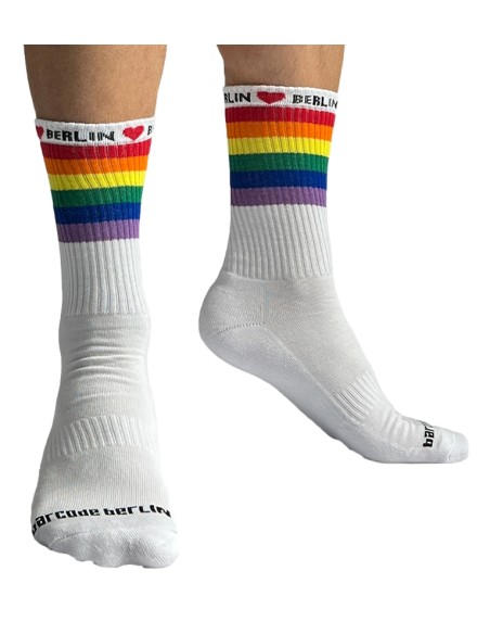 Chaussettes blanches Pride Love Berlin