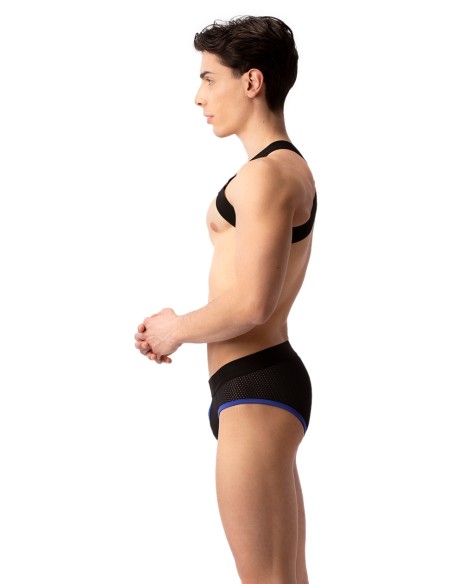 Slip Sicile Noir-Bleu