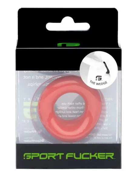 Wedge Cockring Rouge