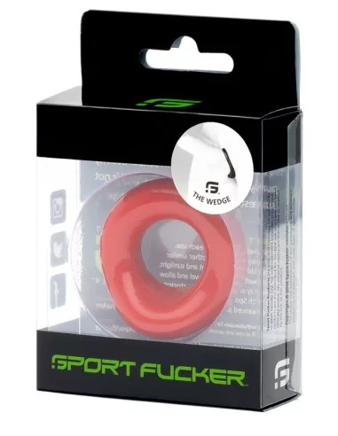 Wedge Cockring Rouge