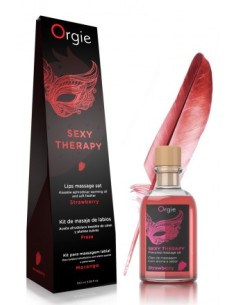 Huile de massage embrassable Sexy Therapy Fraise 100ml