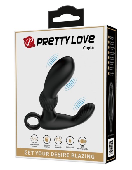 Stimulateur de prostate vibrant Cayla 9 x 3cm - Stimulateurs Prostatiques Vibrants - 2