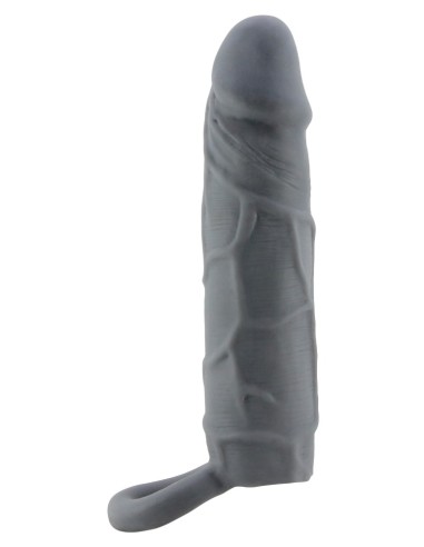 Gaine de pénis Realtick 16 x 3.8 cm Grise - Gaines Pénis - 3