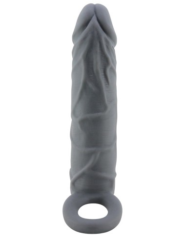 Gaine de pénis Realtick 16 x 3.8 cm Grise - Gaines Pénis - 8