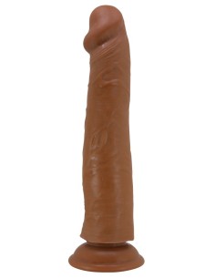 Gode réaliste Sharife 22 x 4.5 cm Marron