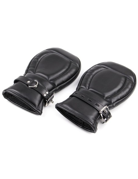 Gants Padded Lock Noirs