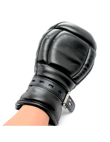 Gants Padded Lock Noirs