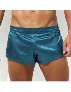 Short avec Jock Slit Bleu